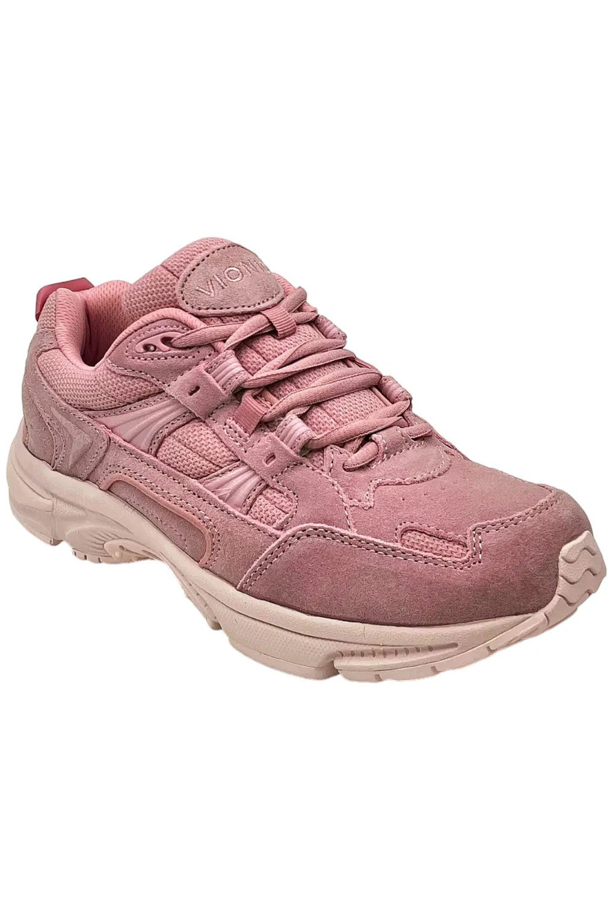Vionic Women's 23 Walk Men's Classic Sneaker Pink Suede - Wide